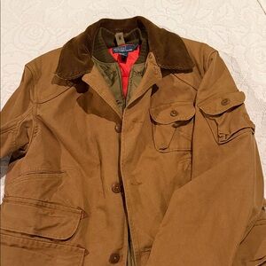 Polo by Ralph Lauren Brown Military Field Barn Jacket with removable inner vest